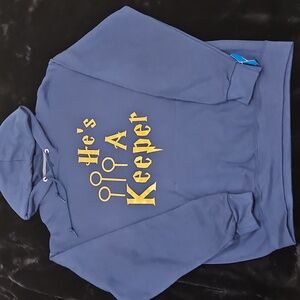 NWOT Harry Potter Themed Navy Hoodie Sz M